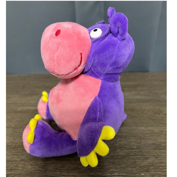 Merry Makers Hiccupotamus the Hippo Plush - Picture 3 of 6